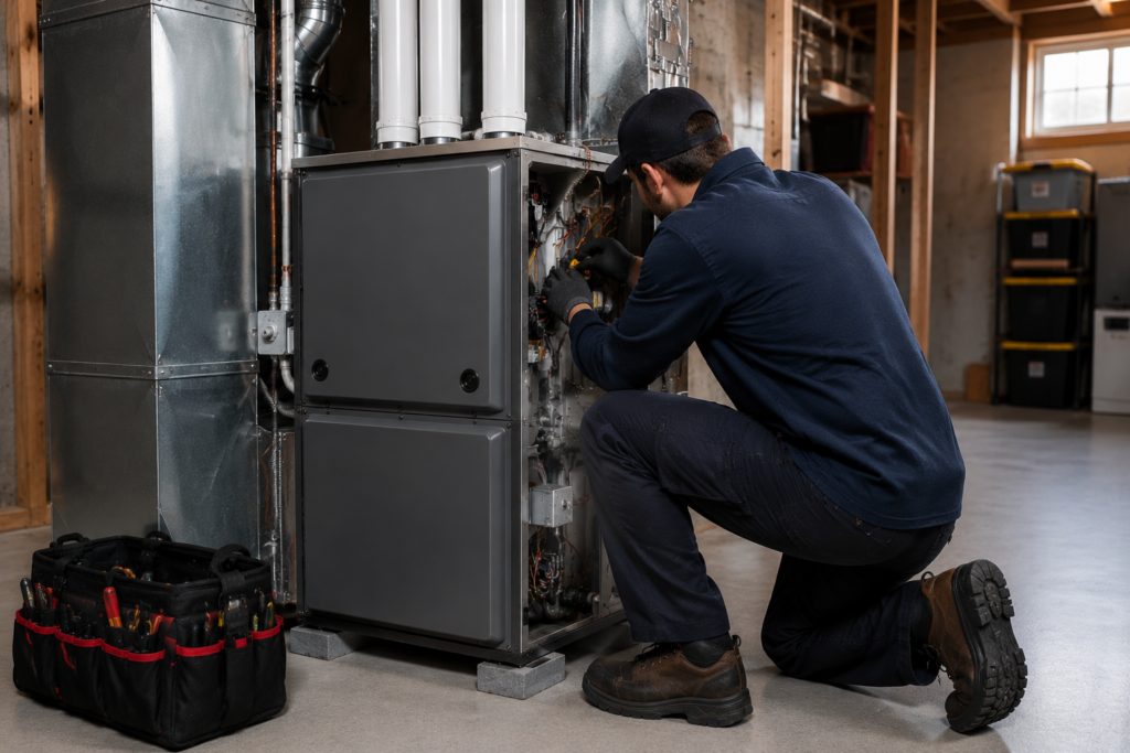 Furnace installation